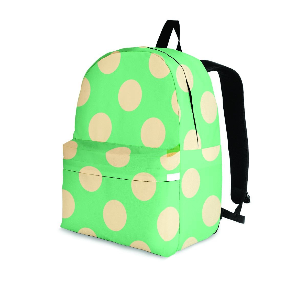 Pale Green Polka Dot Backpack-grizzshop