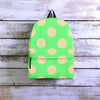 Pale Green Polka Dot Backpack-grizzshop