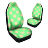 Pale Green Polka Dot Car Seat Covers-grizzshop