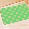 Pale Green Polka Dot Door Mat-grizzshop