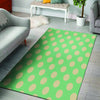 Pale Green Polka Dot Floor Mat-grizzshop