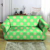 Pale Green Polka Dot Loveseat Cover-grizzshop