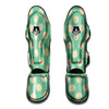 Pale Green Polka Dot Muay Thai Shin Guard-grizzshop