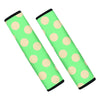 Pale Green Polka Dot Seat Belt Cover-grizzshop