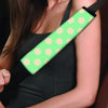 Pale Green Polka Dot Seat Belt Cover-grizzshop