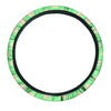 Pale Green Polka Dot Steering Wheel Cover-grizzshop