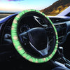 Pale Green Polka Dot Steering Wheel Cover-grizzshop