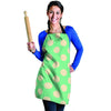 Pale Green Polka Dot Women's Apron-grizzshop