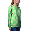 Pale Green Polka Dot Women's Sweatshirt-grizzshop