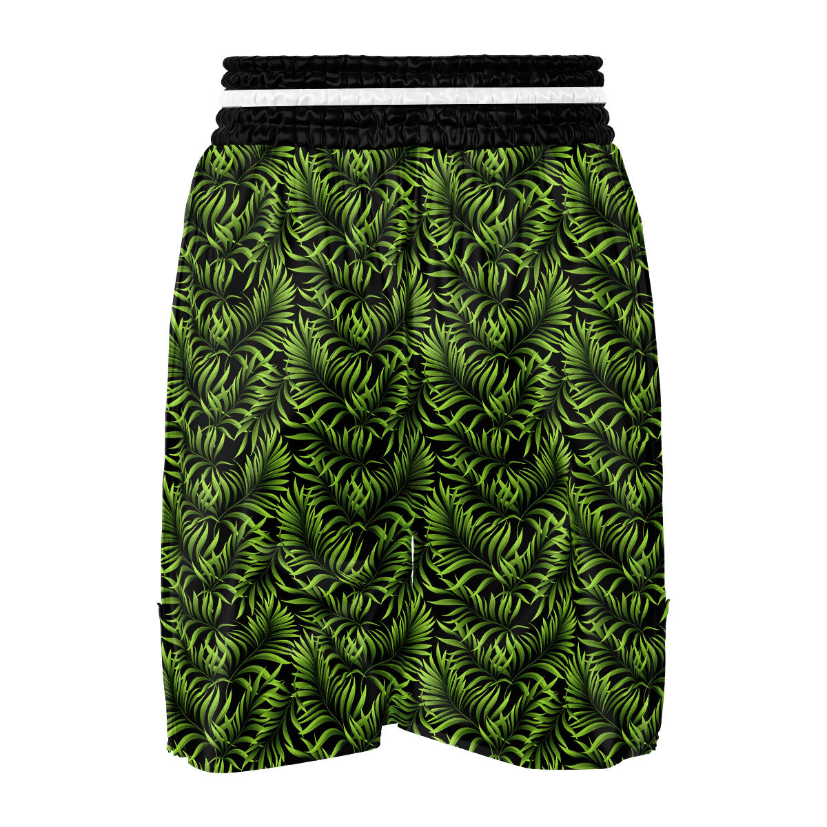 Palm Leaf Green Tropical Print Pattern Boxing Shorts-grizzshop