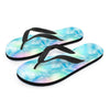 Palm Leaf Hawaiian Print Men's Flip Flops-grizzshop