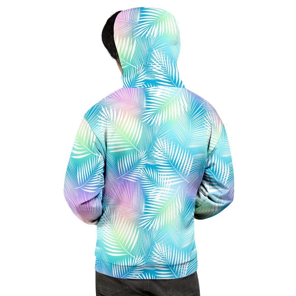Palm Leaf Hawaiian Print Men's Hoodie-grizzshop