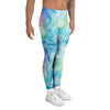 Palm Leaf Hawaiian Print Men's Leggings-grizzshop