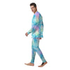 Palm Leaf Hawaiian Print Men's Pajamas-grizzshop