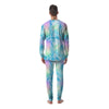 Palm Leaf Hawaiian Print Men's Pajamas-grizzshop