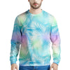 Palm Leaf Hawaiian Print Men's Sweatshirt-grizzshop