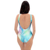 Palm Leaf Hawaiian Print One Piece Swimsuite-grizzshop