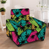 Palm Leaf Hawaiian Print Pattern Armchair Cover-grizzshop