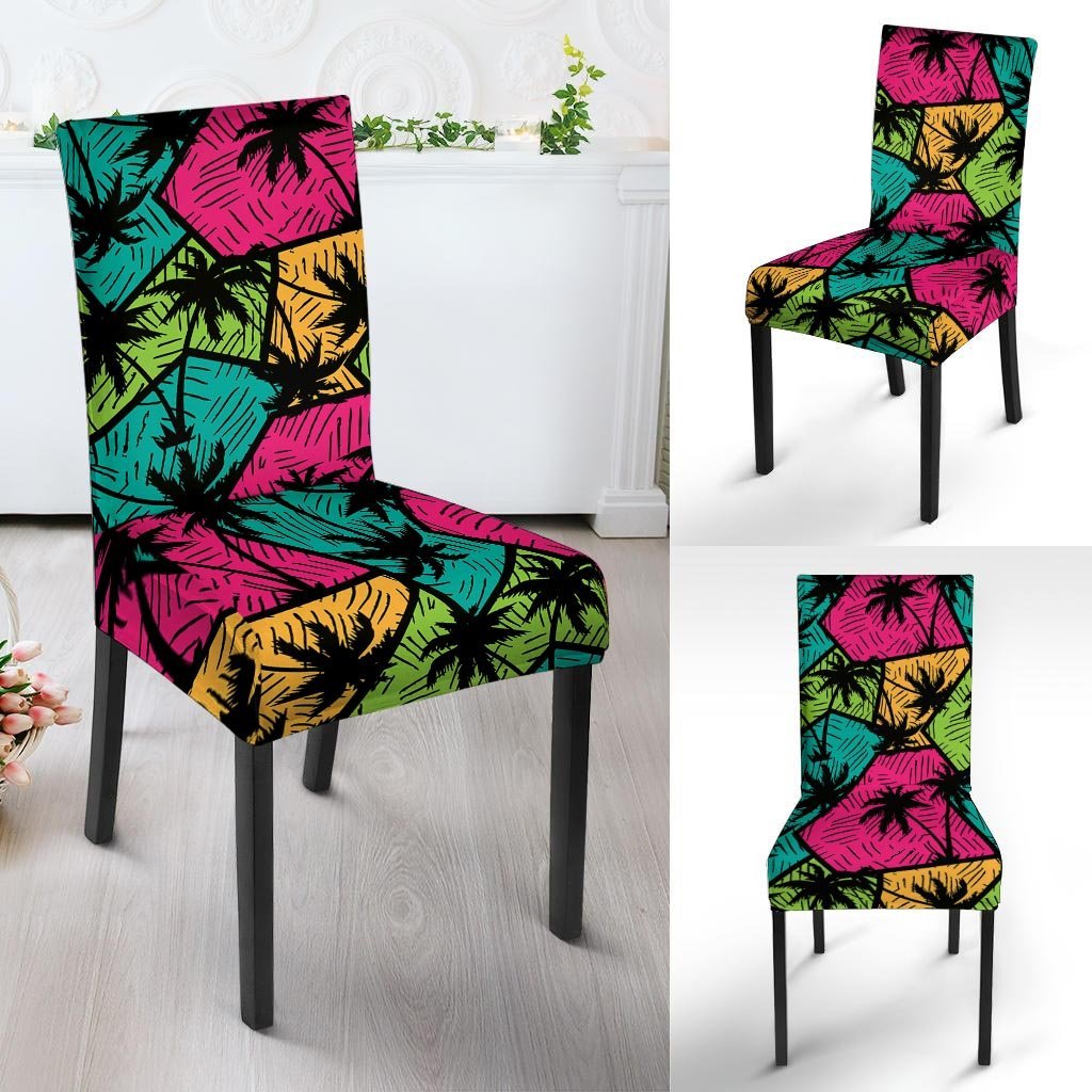 Palm Leaf Hawaiian Print Pattern Chair Cover-grizzshop