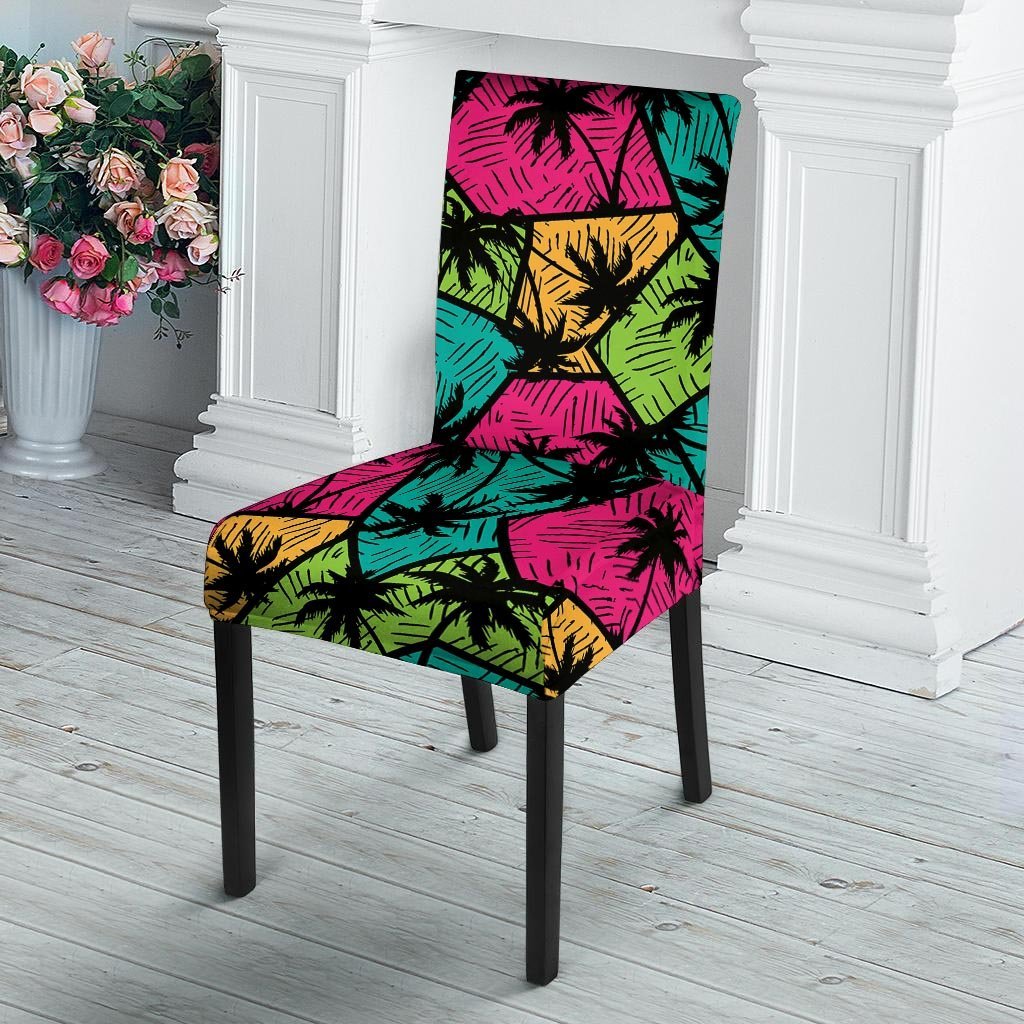 Palm Leaf Hawaiian Print Pattern Chair Cover-grizzshop