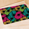 Palm Leaf Hawaiian Print Pattern Door Mat-grizzshop