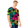 Palm Leaf Hawaiian Print Pattern Men T Shirt-grizzshop