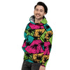 Palm Leaf Hawaiian Print Pattern Men's Hoodie-grizzshop