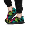 Palm Leaf Hawaiian Print Pattern Men's Sneakers-grizzshop