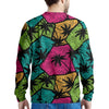 Palm Leaf Hawaiian Print Pattern Men's Sweatshirt-grizzshop