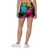 Palm Leaf Hawaiian Print Pattern Mini Skirt-grizzshop