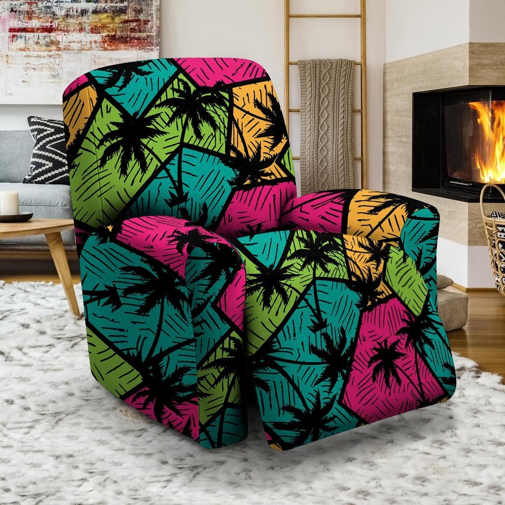 Palm Leaf Hawaiian Print Pattern Recliner Cover-grizzshop