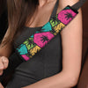 Palm Leaf Hawaiian Print Pattern Seat Belt Cover-grizzshop