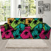 Palm Leaf Hawaiian Print Pattern Sofa Cover-grizzshop