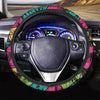 Palm Leaf Hawaiian Print Pattern Steering Wheel Cover-grizzshop