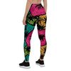 Palm Leaf Hawaiian Print Pattern Women's Leggings-grizzshop