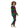 Palm Leaf Hawaiian Print Pattern Women's Pajamas-grizzshop