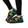 Palm Leaf Hawaiian Print Pattern Women's Sneakers-grizzshop