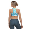 Palm Leaf Hawaiian Print Sports Bra-grizzshop