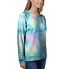 Palm Leaf Hawaiian Print Women's Sweatshirt-grizzshop