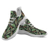 Palm Leaf Tropical Banana Print Pattern White Athletic Shoes-grizzshop