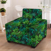 Palm Leaf Tropical Print Armchair Cover-grizzshop