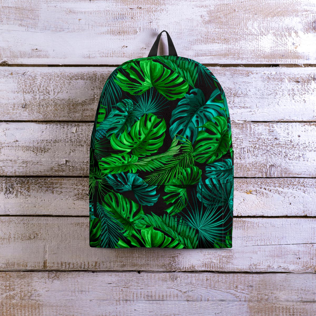 Palm Leaf Tropical Print Backpack-grizzshop