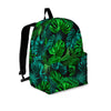 Palm Leaf Tropical Print Backpack-grizzshop