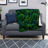 Palm Leaf Tropical Print Blanket-grizzshop