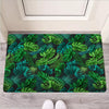 Palm Leaf Tropical Print Door Mat-grizzshop