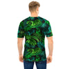 Palm Leaf Tropical Print Men T Shirt-grizzshop