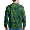 Palm Leaf Tropical Print Men's Sweatshirt-grizzshop