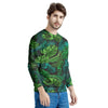 Palm Leaf Tropical Print Men's Sweatshirt-grizzshop