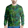 Palm Leaf Tropical Print Men's Sweatshirt-grizzshop