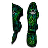 Palm Leaf Tropical Print Muay Thai Shin Guard-grizzshop